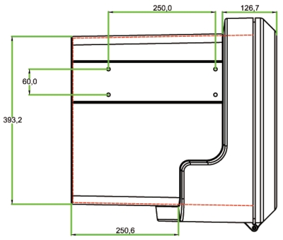 Lada scule 1030x500x455mm polipropilena