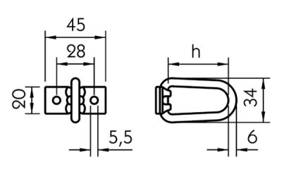 Ochet mobil 55mm