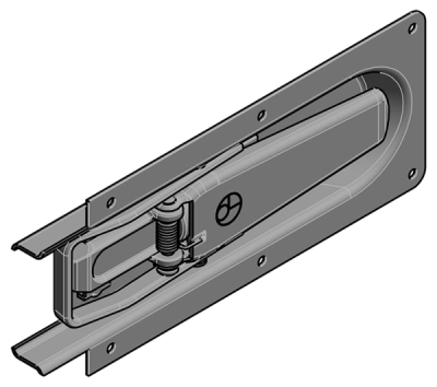Inchizator oblon 120x295mm