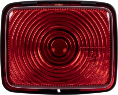 Lampa dreptunghiulara rosie, bec C5W