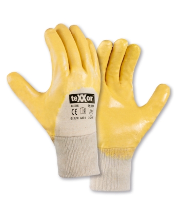 Manusi galbene marimea 10(XL)-nitril EN388