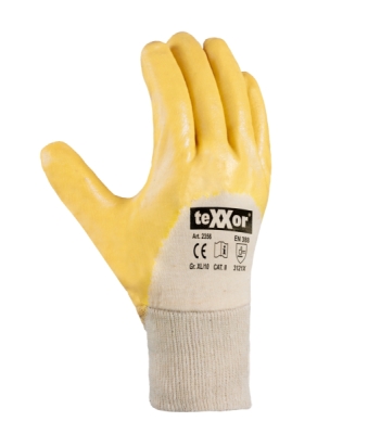Manusi galbene marimea 10(XL)-nitril EN388