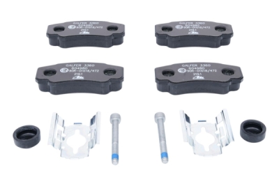 set placute frana,frana disc ATE 13.0460-4980.2