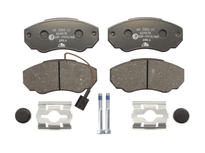 set placute frana,frana disc ATE 1100276200