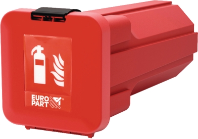 Cutie stingator cu incarcare superioara rosie pentru stingator de 6kg fara geam