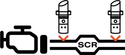 Senzor NOx inainte si dupa catalizator pt.VW, Transporter T6, Multivan T6