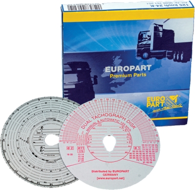 Diagrame tahograf 125 km/h (100 buc./cutie)
