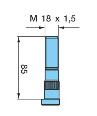 Bolt M18x1.5x85mm