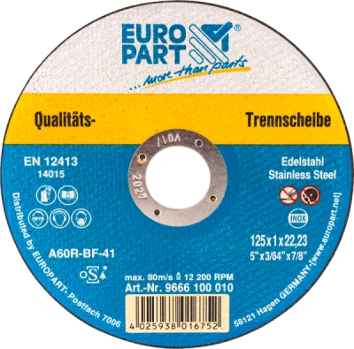 Disc taiere 125x2,5x22