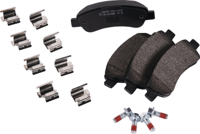 set placute frana,frana disc EUROPART 2129650703