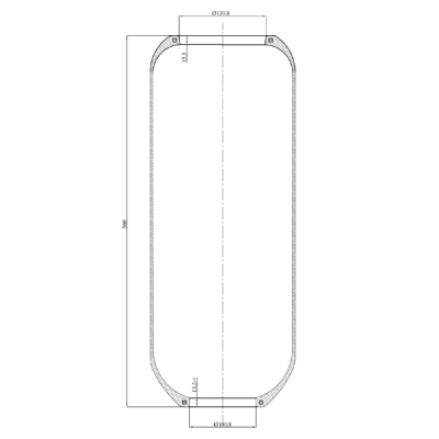 Burduf, suspensie pneumatica IVECO 2590111839