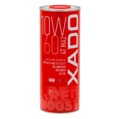 XADO Atomic Oil 10W-60 4T MA2 RED BOOST 1L
