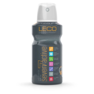 Deodorant for men "Seven Active for men", LECO (aerosol can 150 ml)