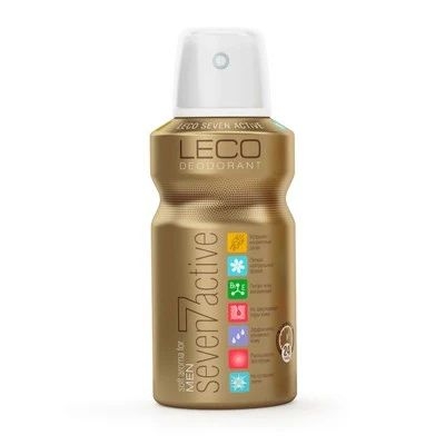 Deodorant antiperspirant for men "Seven Active for men Gold", LECO (aerosol can 150 ml)