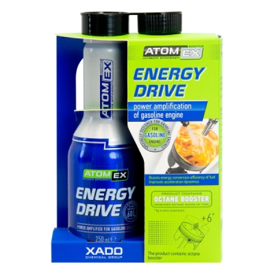 ATOMEX Energy Drive. Power amplifier for gasoline engine (aluminum bottle 250 ml)