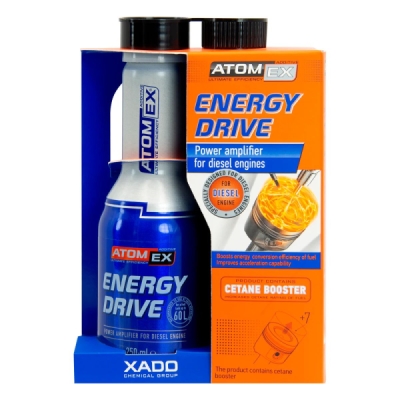 ATOMEX Energy Drive. Power amplifier for diesel engine (aluminum bottle 250 ml)