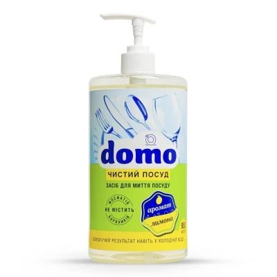 DOMO Phosphate-free dishwashing liquid "Lemon", 950 ml