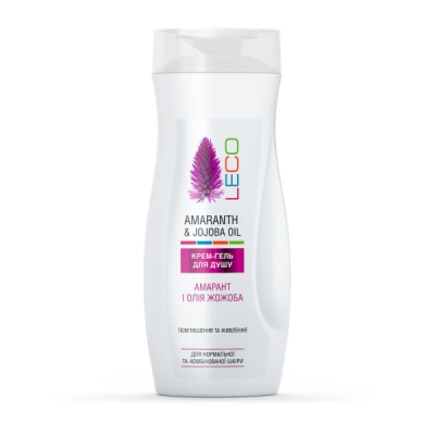Cream shower gel "Amaranth and jojoba oil" LECO (plastic bottle 250 ml)
