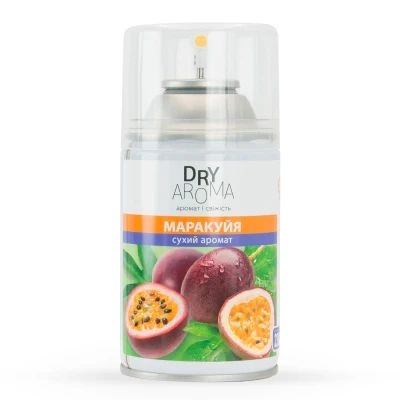 DOMO Dry Aroma Aromatizing and deodorizing air freshener "Passion Fruit" (aerosol can 250 ml)