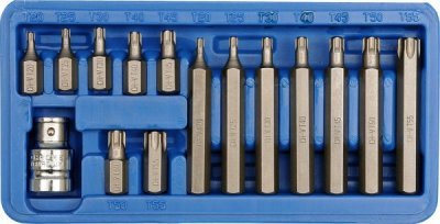 Vorel sada bitů 15 ks crv torx TO-66580