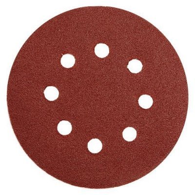 Yato Brusný papír 125 mm P180 s otvory 5 ks suchý zip