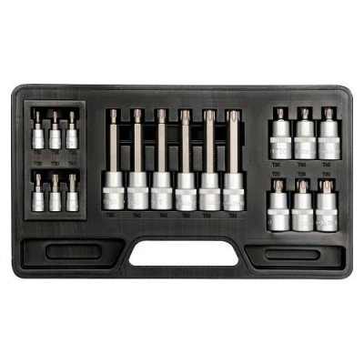 Gola ořechy TORX YATO 1/4+1/2", sada 18ks, T10-T60 YT-7751