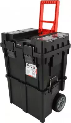 Vozík na nářadí pojízdný plastový, 2 sekce Yato YT-09160