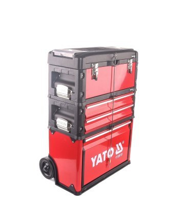 Box vozík na nářadí 3 sekce, 2 zásuvky YATO