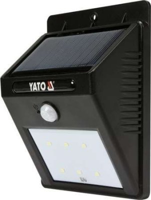 Yato Solární nástěnné svítidlo se snímačem pohybu 6 SMD LED YT-81856