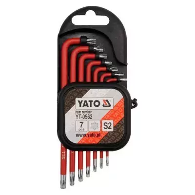 Yato Sada klíčů TORX s otvorem 7 ks YT0562