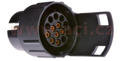redukce ze 7 pin na 13 pin zástrčku (7 pin na autě/13 pin na přívěsu)