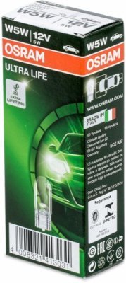 Žárovka Osram W5W, Ultra Life 2825ULT