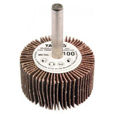 Kotouč lamelový radiální YATO 40x20 P40 se stopkou 6mm YT-83351