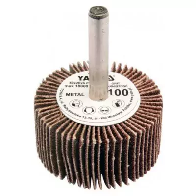 Kotouč lamelový radiální YATO 40x20 P40 se stopkou 6mm YT-83351