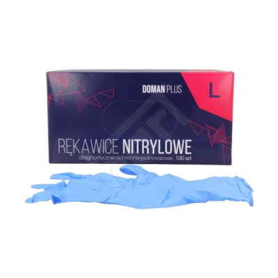 OCHRANNÉ RUKAVICE (NITRIL) L /BAL.100KS