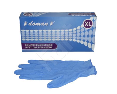 OCHRANNÉ RUKAVICE (NITRIL) XL /BAL.100KS