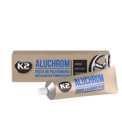 K2 ALUCHROM 120 g - pasta na čištění a leštění kovových povrchů