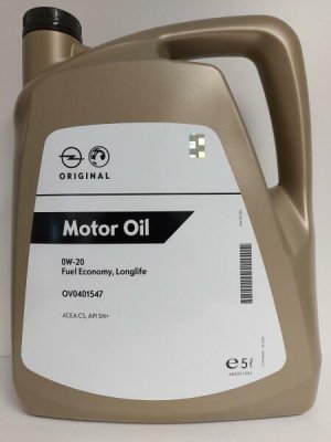 OPEL GM 0W-20 FUEL ECO LL 5L MOTOROLAJ