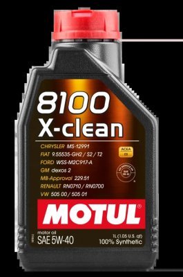MOTUL 8100 X-CLEAN 5W-40 1 liter 102786