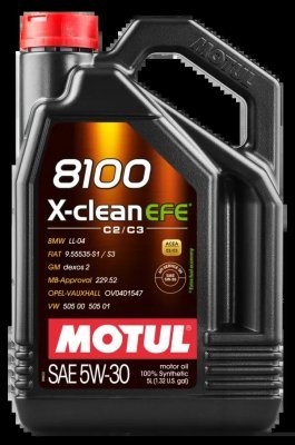 MOTUL 8100 X-CLEAN EFE 5W-30 5 liter 109471
