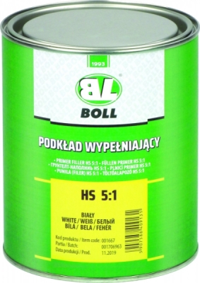BOLL TÖLTŐALAPOZÓ HS 5:1 0,8L FEHÉR