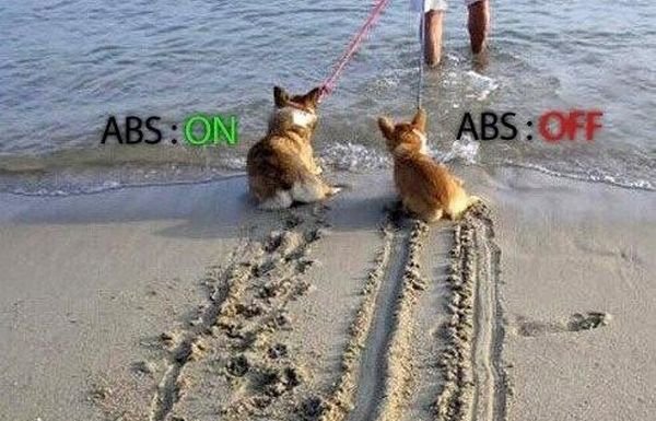 ABS vs. ABS nélkül