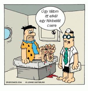 Fébetét csere viccesen