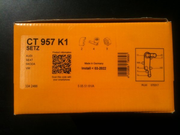 A CT957K1 külső csomagolása