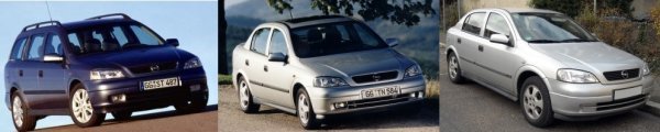 A G Astra karosszéria változatai