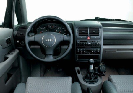 Az audi a2 belseje