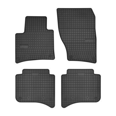 Gumiszőnyeg fekete 4 részes FG0407