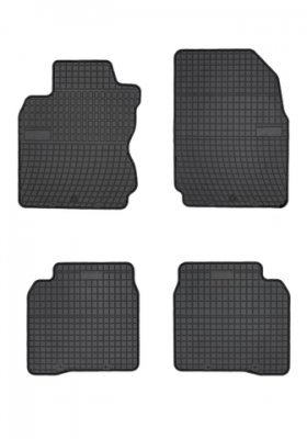 Gumiszőnyeg fekete 4 részes FG0453