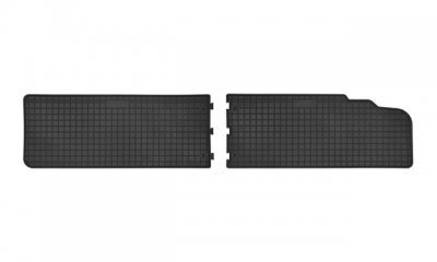 Gumiszőnyeg fekete 2 részes NISSAN PRIMASTAR 06-/OPEL VIVARO 01-14/RENAULT TRAFFIC 01-14 3. sorhoz