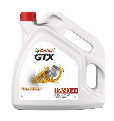 MOTORNO OLJE CASTROL 15W40 (15W-40) GTX A3/B3 4 LITRE